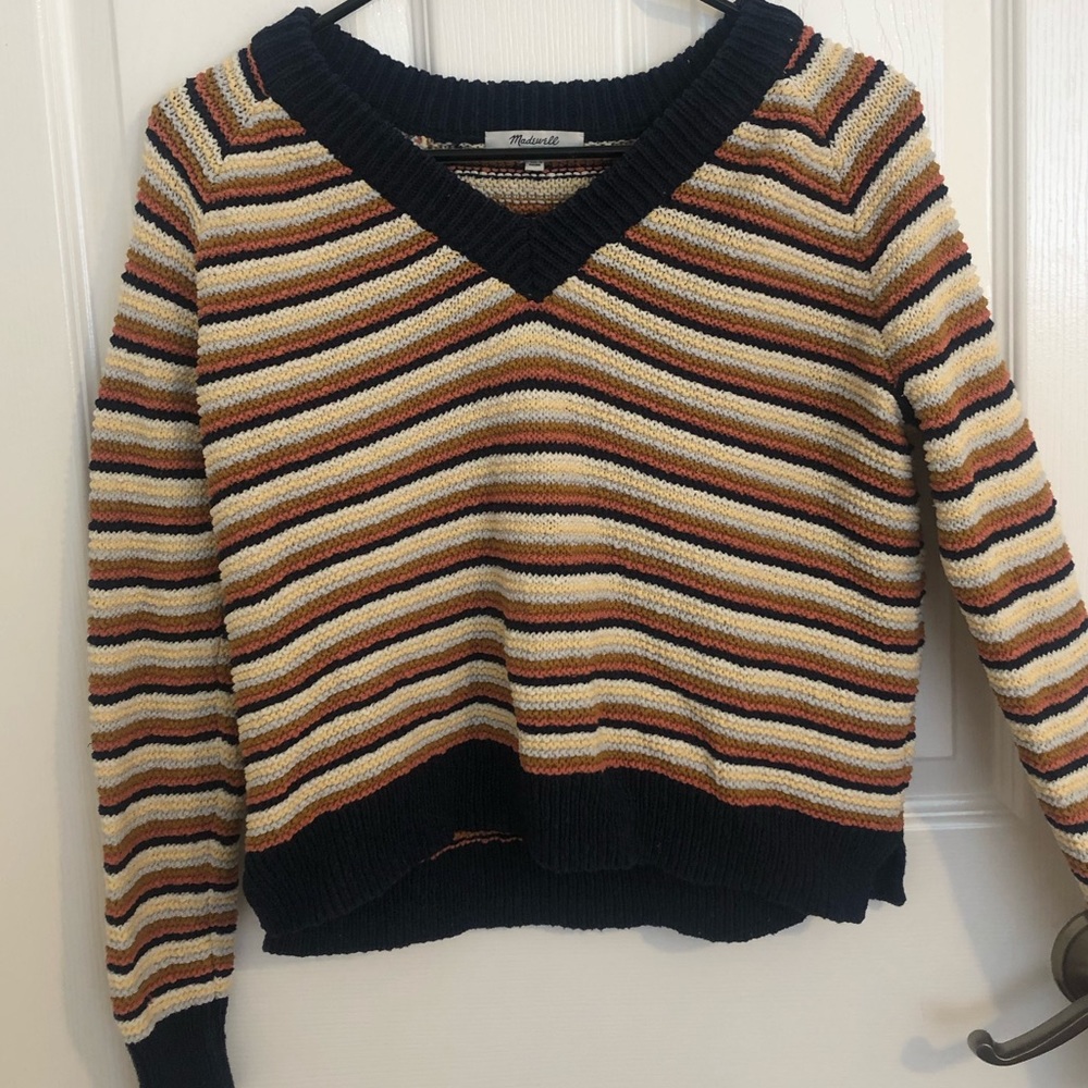 Madewell Striped Sweater (XXS)